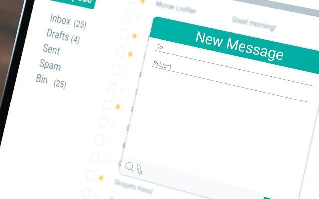 email-en-oficina